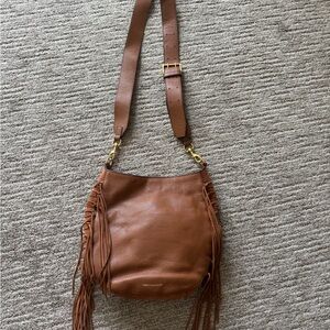 Rebecca Minkoff Brown Crossbody Bag with Fringe